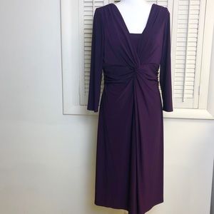 CHAPS by RALPH LAUREN Dress purple SIZE 14